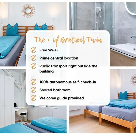Bretzel Twin Petite Venise Vieille Center Wi-fi 3* Colmar
